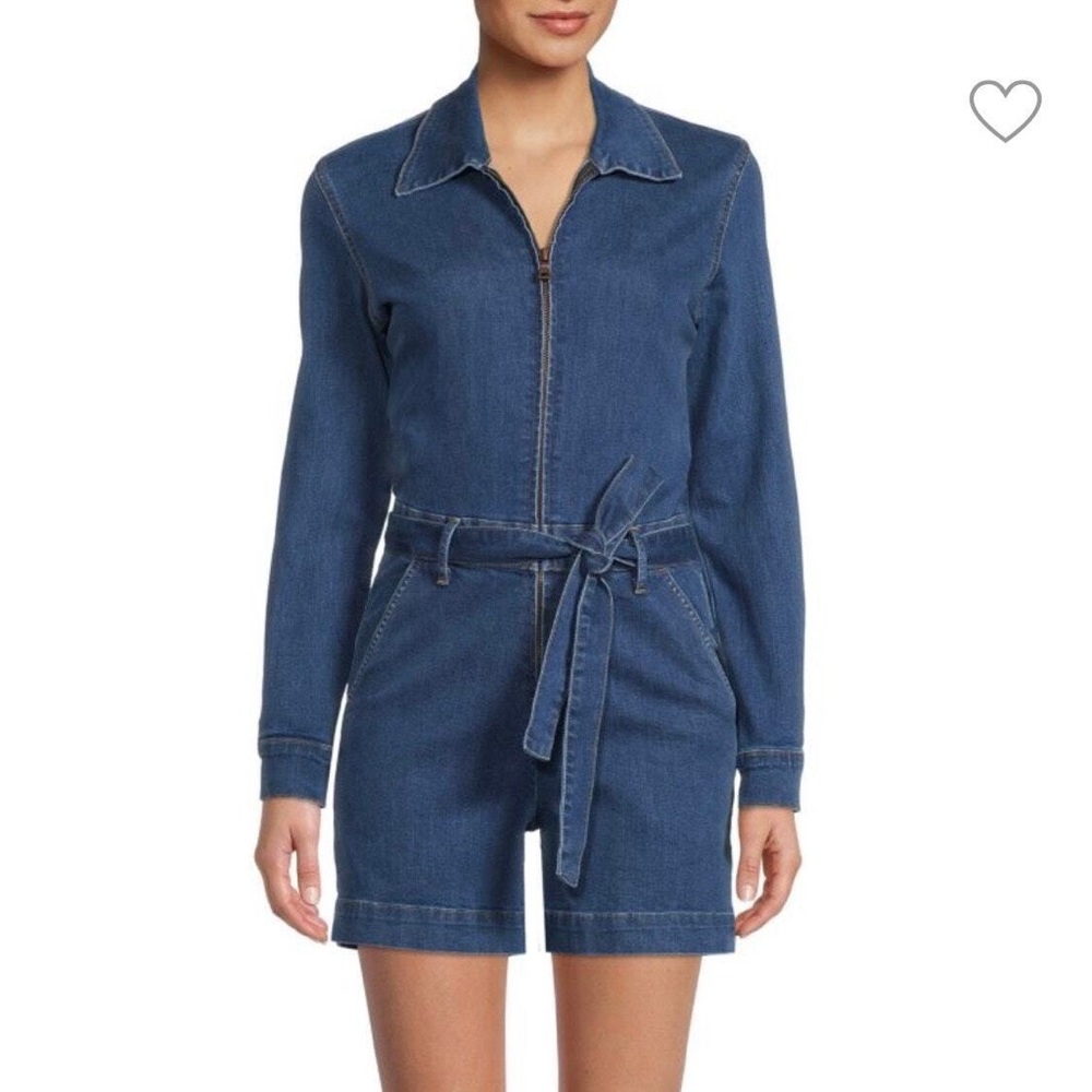 Rivit Utility Trendsetter Denim Playsuit Romper View 2